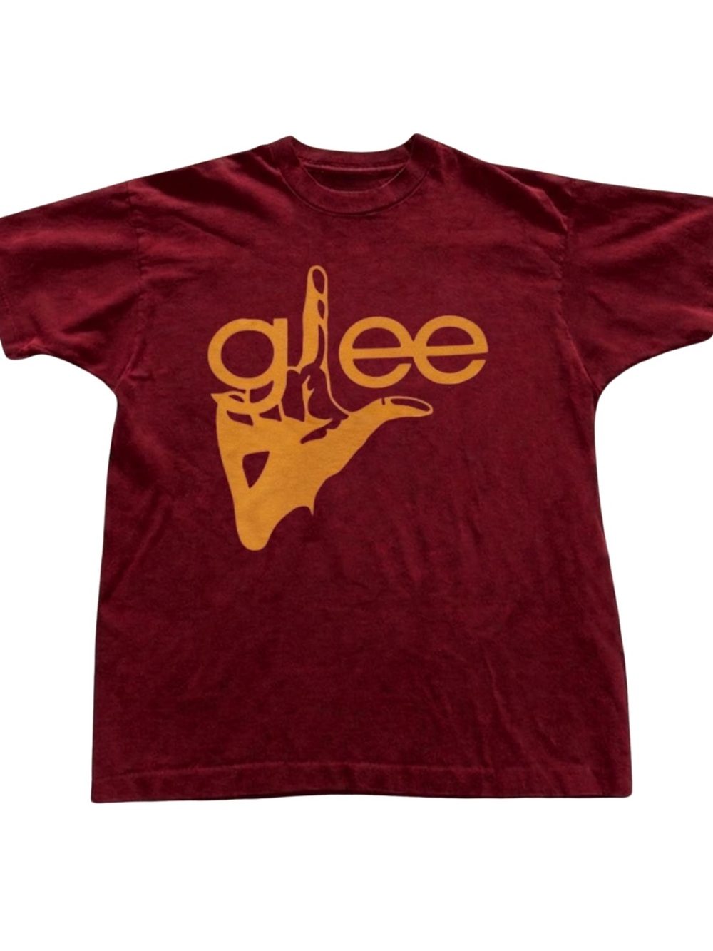 Gildan Glee Maroon Graphic Tee